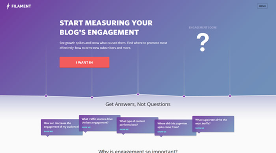 渐变色背景网站