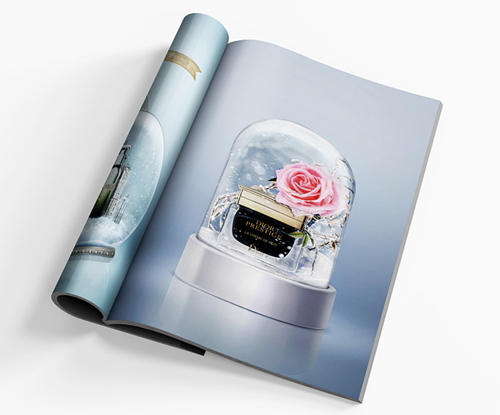 ROUGE杂志化妆品唯美设计