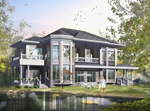 别墅建筑设计一一经典装饰