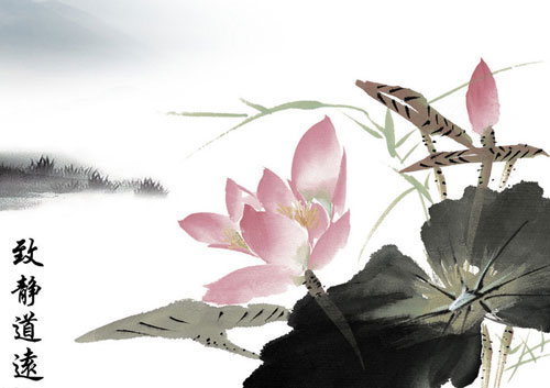 探讨中国平面设计中的中国水墨画