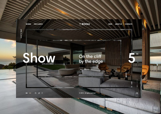 建筑空间设计工作室网站设计