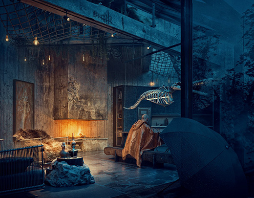 灯塔的三种颜色-红白蓝