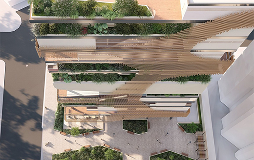 BARU商业大厦新型植物整合建筑设计