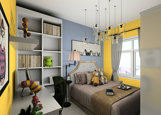 儿童房伟德娱乐开户8大原则,给孩子快乐安全的城堡