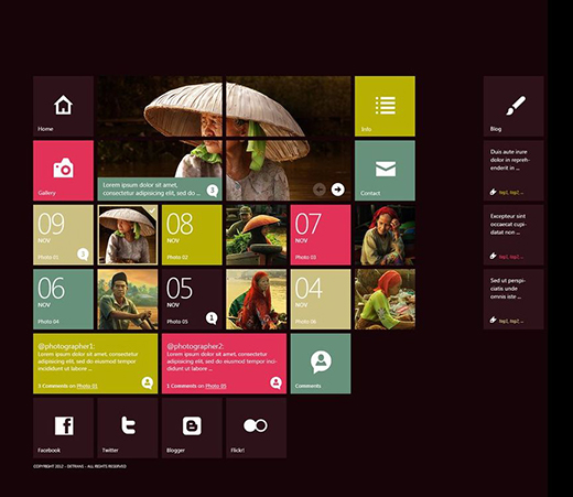 网页设计之平面构成排版能力