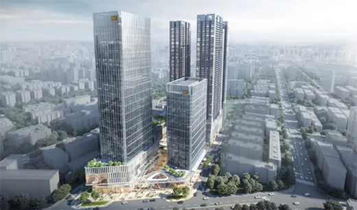 10 DESIGN 设计的深圳华润置地笋岗中心建设火热进行中