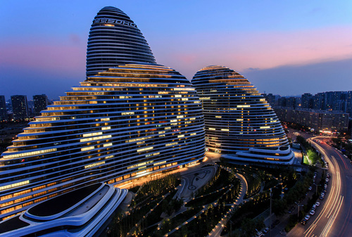 ''弧形建筑''与''室内设计''的不期而遇