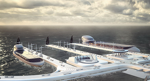 PILLΛRs of FLUX极限想象未来建筑设计