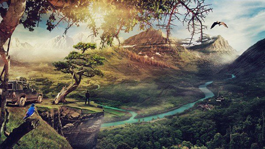 平面设计：PS合成的境界