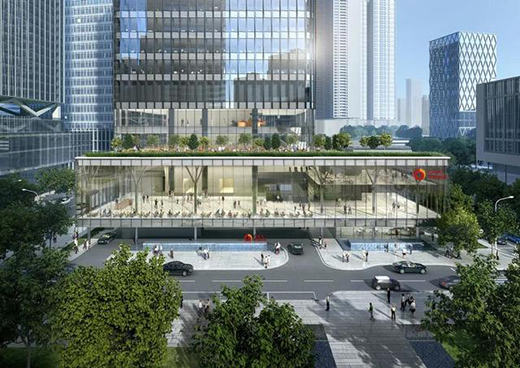 深圳中金大厦，建筑设计理念取意“大树”