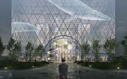 唐山新地标!让光穿过建筑——唐山凤凰新城综合体